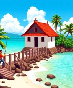 Turquoise Bay Paint Numbers