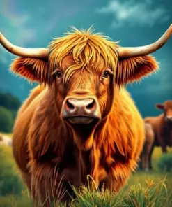 Guiding Island Cattle Paint By Numbers