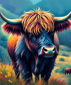 Guiding Island Cattle paint by numbers