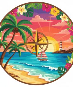 Guiding Tropical Wood Dial Paint By Numbers