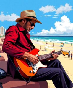 Copacabana Beach Paint Numbers