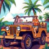 Tropical Jeep Paint Numbers