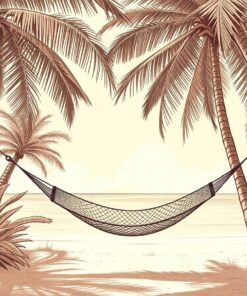 Tropical Palms Paint Numbers