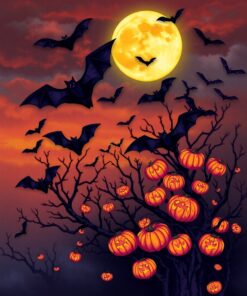 Bat Colony Paint Numbers