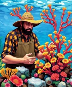 Harvester Of Tropical Coral Paint By Numbers