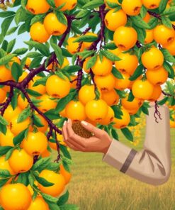 Golden Carambolas Paint Numbers