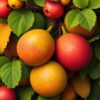 Tropical Guavas Paint Numbers