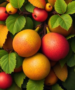 Tropical Guavas Paint Numbers