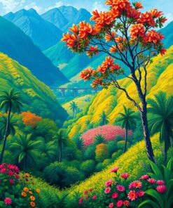 Impressionist Valleys Paint Numbers