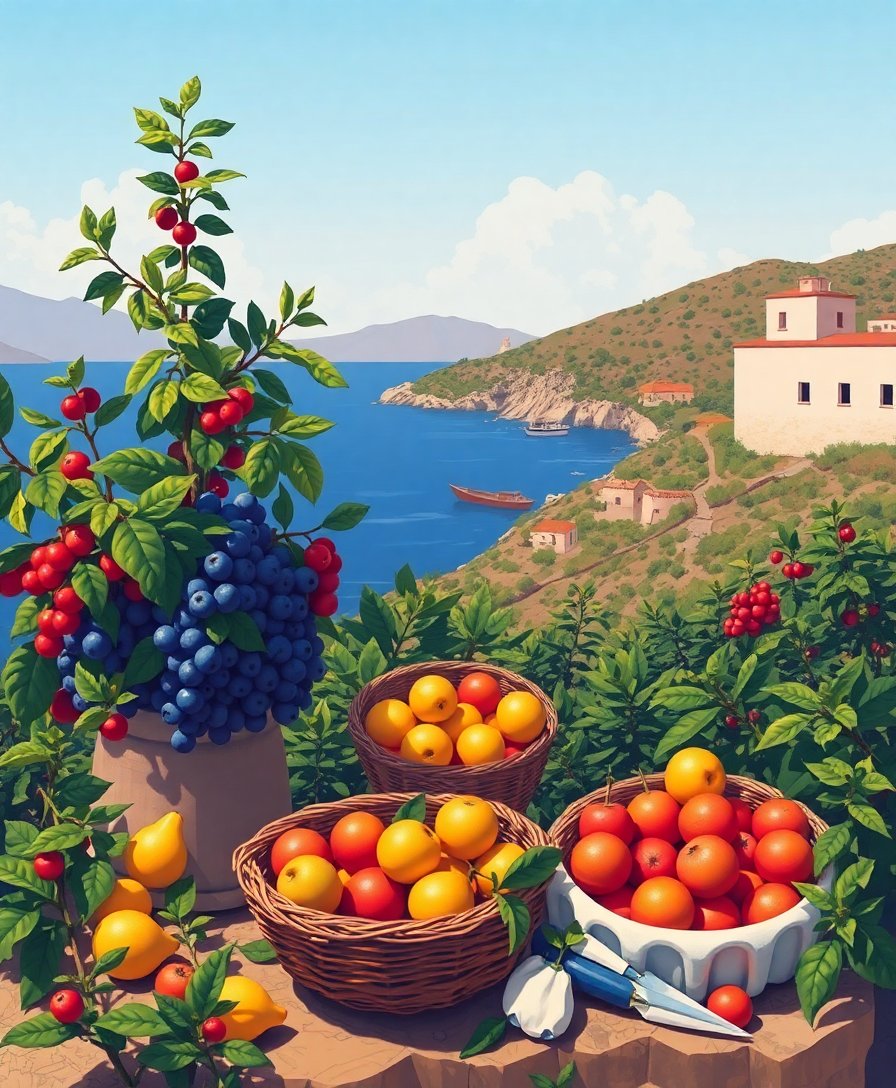Aegean Fruits Paint Numbers Aegean Fruits Paint Numbers