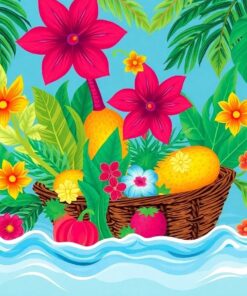 Hauling Sweet Tropical Harvest Paint By Numbers