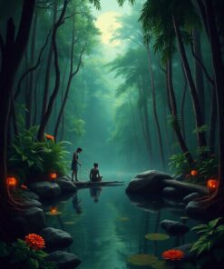 Rainforest Pool Paint Numbers