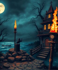 Island Torch Paint Numbers