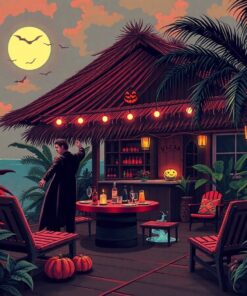 Tropical Cabana Paint Numbers