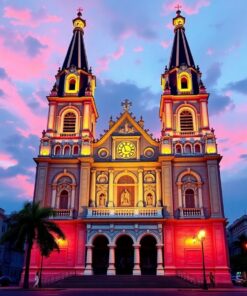 Havana Cathedral Dusk Glow Paint By Numbers