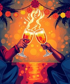 Havana Midnight Brass Cheers Paint By Numbers