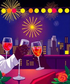 Midnight Toast Paint Numbers