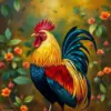Havana Morning Rooster Paint By Numbers