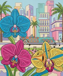 Havana Pop Orchid Serenade Paint By Numbers