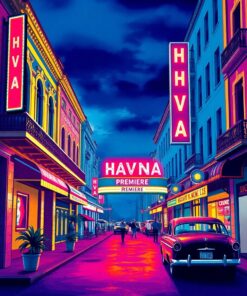 Neon Glow Paint Numbers