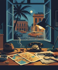 Havana Private Eye Desk Paint By Numbers