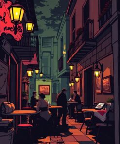 Tavern Shadows Paint Numbers