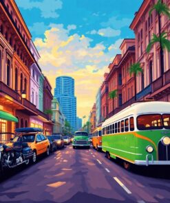 Havana Transit Golden Hour Paint By Numbers