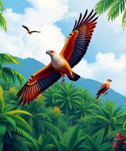 Tropical Canopy Paint Numbers