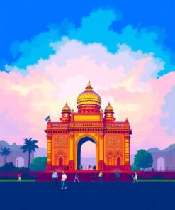 Mumbai Monument Paint Numbers