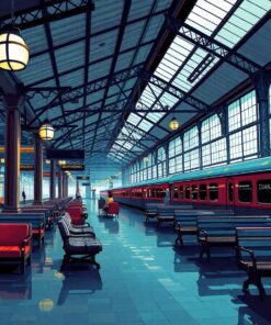 Departure Lounge Paint Numbers