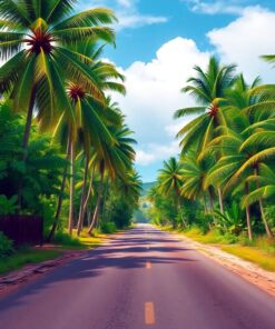 Island Road Paint Numbers