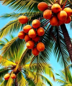 Coconuts Above Paint Numbers