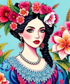 Heiress Of Tropical Renaissance Paint By Numbers