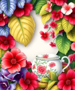 Lush Fronds Paint Numbers