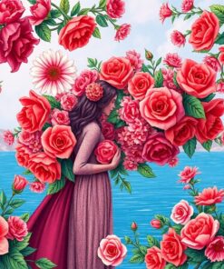 Floral Romance Paint Numbers