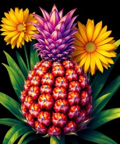 Pineapple Realism Paint Numbers