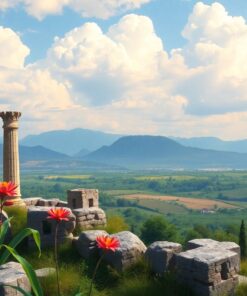 Heliconia Over Ancient Stone Paint By Numbers