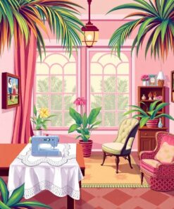 Hemming By The Palms Paint By Numbers