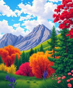 Botanicals Cork Paint Numbers