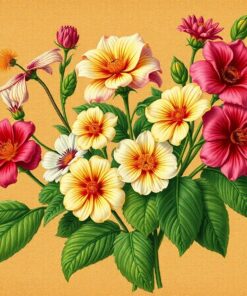 Heritage Botanicals On Cork Paint By Numbers