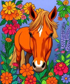 Equine Flora Paint Numbers