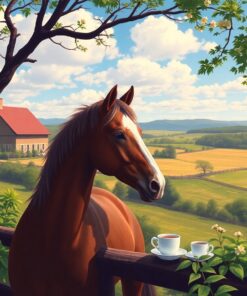 Overlooking Tea Paint Numbers