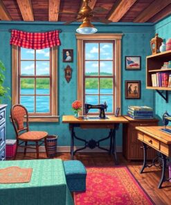 Sewing Room Paint Numbers