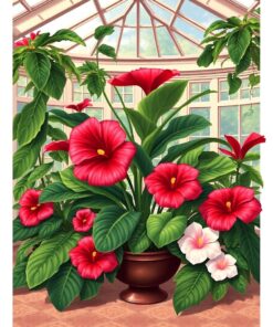 Conservatory Scene Paint Numbers