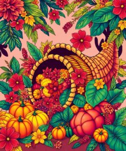 Tropical Abundance Paint Numbers