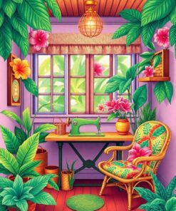 Sewing Nook Paint Numbers