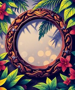 Heroic Ring Tropical Shadows Paint By Numbers