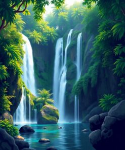 Banyan Falls Paint Numbers