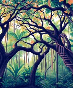 Hidden Cellar Banyan Canopy Paint By Numbers