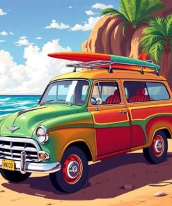 Surf Wagon Paint Numbers